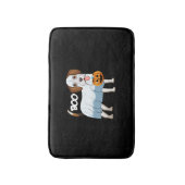 Ghost Beagle Halloween Dog Badmat (Voorkant Verticaal)