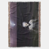 Ghost bij Zee - olieverfschilderij Deken (Voorkant Verticaal)