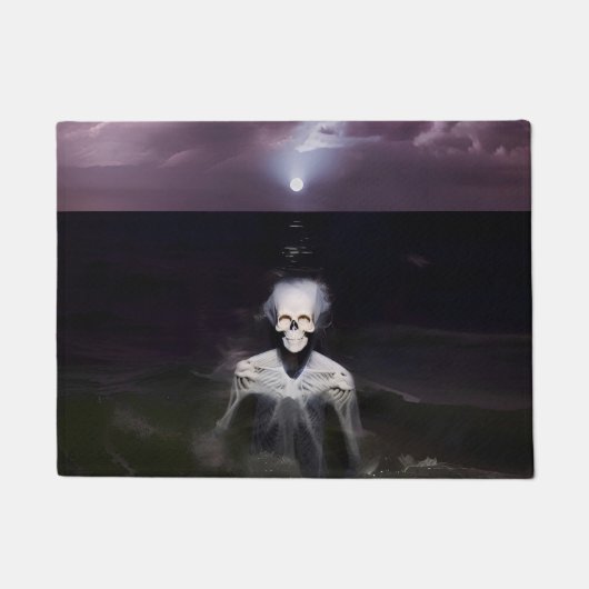 Ghost bij Zee - olieverfschilderij Deurmat (Voorkant)