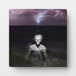 Ghost bij Zee - olieverfschilderij Fotoplaat