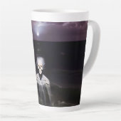 Ghost bij Zee - olieverfschilderij Latte Mok (Rechterhoek)