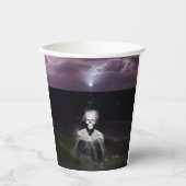 Ghost bij Zee - olieverfschilderij Papieren Bekers (Voorkant)