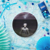 Ghost bij Zee - olieverfschilderij Papieren Bordje (Feest)