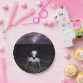 Ghost bij Zee - olieverfschilderij Papieren Bordje (Feest)