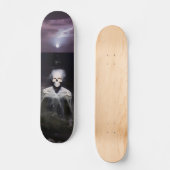 Ghost bij Zee - olieverfschilderij Skateboard (Voorkant)