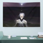 Ghost bij Zee - olieverfschilderij Spandoek (Beurs)