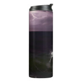 Ghost bij Zee - olieverfschilderij Thermosbeker (Gedraaid links)