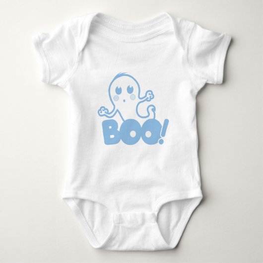 Ghost - Boo! (Blauw) Romper (Voorkant)
