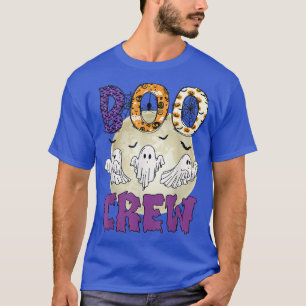 Ghost Boo Crew Funny Halloween Moon Scary horror n T-shirt