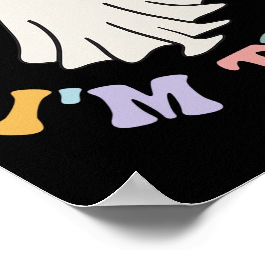 Ghost Boo Ik ben twee jaar Kinder Halloween G Poster (Hoek)