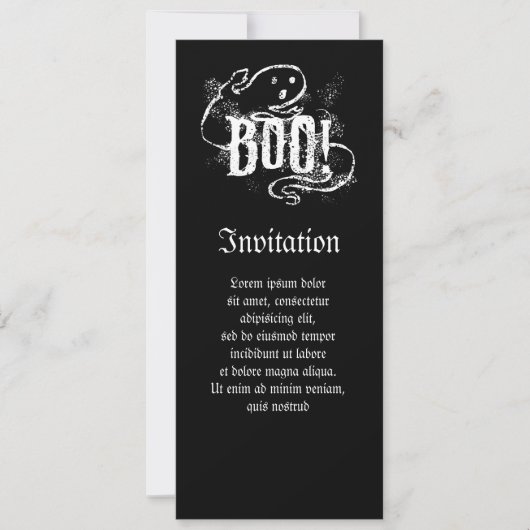 Ghost Boo Kaart (Voorkant)