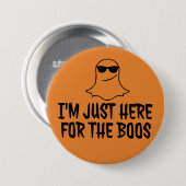 Ghost & Boos Large, 3-inch Round Button (Voorkant /achterkant)