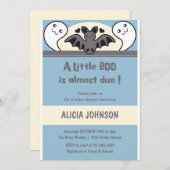 Ghost Boy Leuk Halloween Baby shower Kaart (Voorkant / Achterkant)