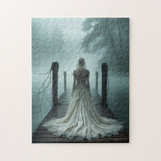 Ghost Bride beroemd gemaakt door Haunted Lake Legpuzzel