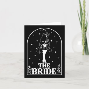 Ghost Bride Coven Gothic Halloween Wedding Bachelo Kaart