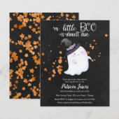 Ghost Budget Halloween Baby shower Uitnodiging (Voorkant / Achterkant)