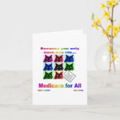 Ghost Cat-Briefkaart Kaart (Gele Bloem)