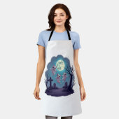 Ghost Cat Parade Schort (Gedragen)