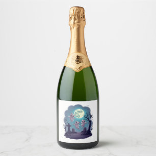 Ghost Cat Parade Sparkling Wijnetiket