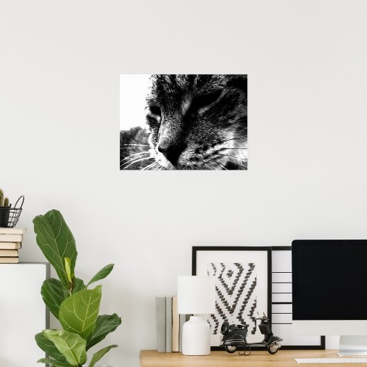 Ghost Cat Poster (Thuiskantoor)