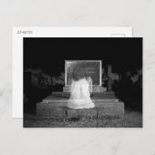 Ghost Cemetery Dark Horror Halloween Briefkaart (Voorkant / Achterkant)