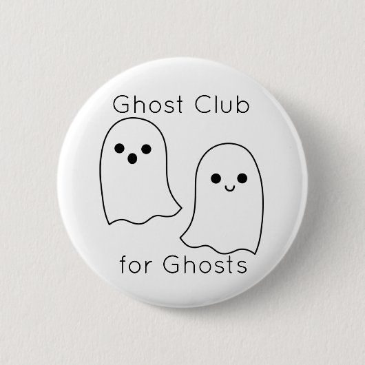 Ghost Club Pin Ronde Button 5,7 Cm (Voorkant)