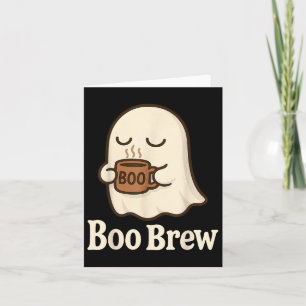 Ghost Coffee Schattige Grappige Halloween Drink Ca Kaart