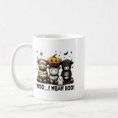 Ghost Cow Moo I Mean Boo Halloween Outfit Funny Co Koffiemok (Links)