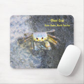 Ghost Crab met Info Mousepad Muismat (Met muis)