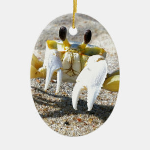 Ghost Crab Surprise Keramisch Ornament