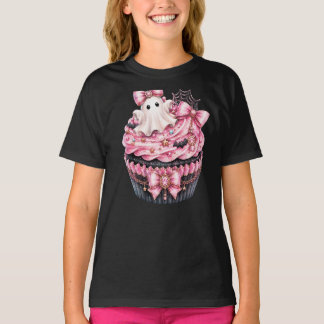 “Ghost Cupcake” Mooie Halloween T‑Shirt T-shirt