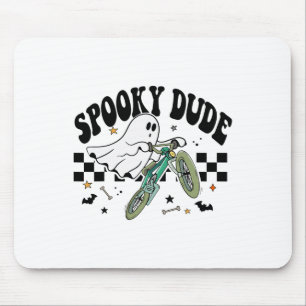 Ghost Cycling Fietsretro Halloween Party C Muismat
