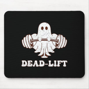 Ghost Dead Lift Groovy Fitness Spooky Funny Hallow Muismat
