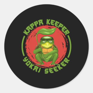 Ghost Demon Kappa Keeper Seeker Monster Trickster Ronde Sticker