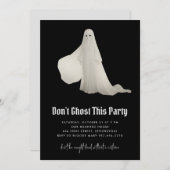 Ghost deze party Halloween uitnodiging niet (Voorkant / Achterkant)