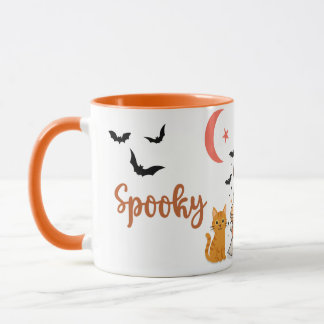 Ghost d'Halloween mignonne avec Mug de café d'épic