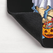 Ghost Dinosaur T Rex Funny Boo Halloween Boys Men  Muismat (Hoek)