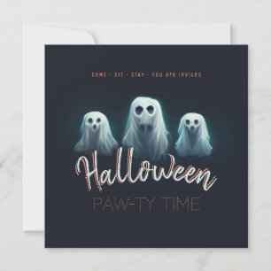 Ghost Dogs Halloween Costume Pet Kaart