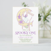 Ghost Éffrayant un 1er Halloween Invitation annive (Debout devant)