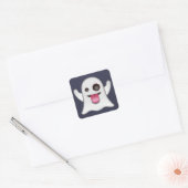 Ghost emoji vierkante sticker (Envelop)
