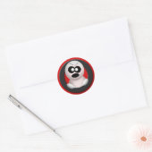 Ghost en colère - Stickers Halloween (Enveloppe)