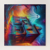 Ghost en Haunted House Legpuzzel (Horizontaal)