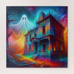Ghost en Haunted House Legpuzzel