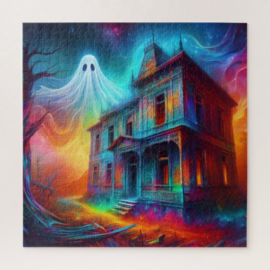 Ghost en Haunted House Legpuzzel (Verticaal)