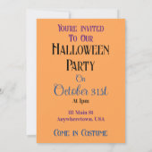 Ghost en Kittens Halloween Feestuitnodiging Aankondiging (Achterkant)