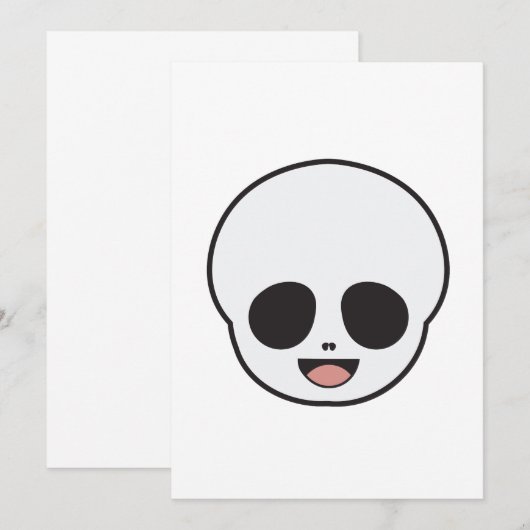 Ghost Face Kaart (Voorkant / Achterkant)