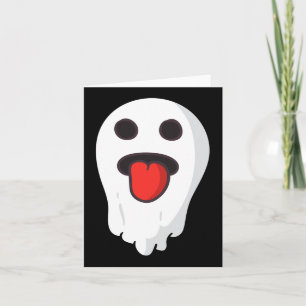 Ghost Face Outfit voor Halloween kostuums Kaart