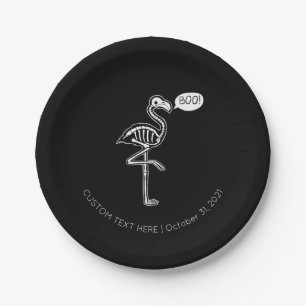 Ghost Flamingo Papieren Bordje