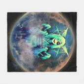 Ghost Fleece Deken (Voorkant (Horizontaal))