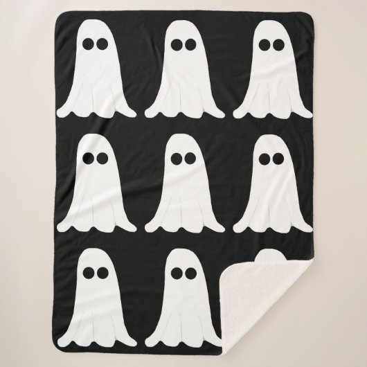 Ghost Fleece Deken (Voorkant)